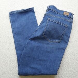 Lee Jeans Women 14 Petite Classic Fit Straight Leg Blue Denim Stretch‎
